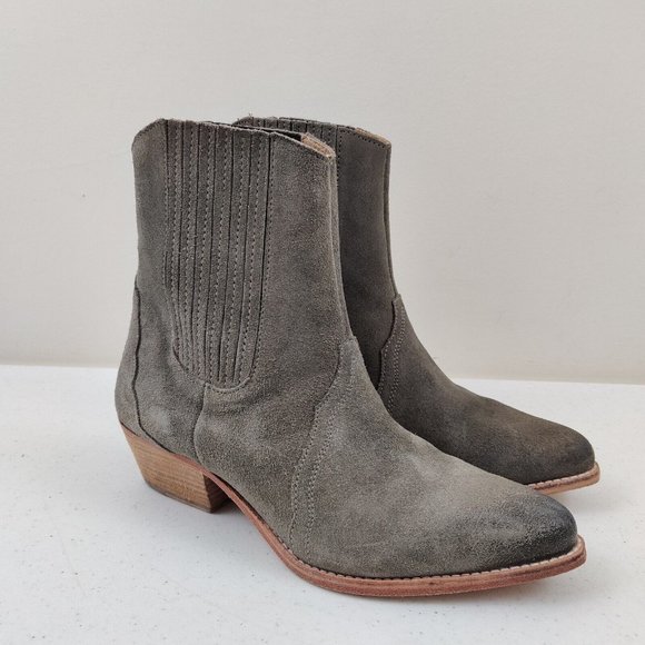 Free People Shoes - Free People Frontier Chelsea Boot Gray Suede Size 38